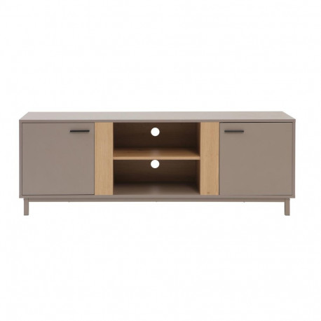 TV table CLEO 150x40xH53cm, taupe