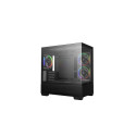 Deepcool CG380 3F must Micro ATX arvutikorpus toiteplokk kaasas ei