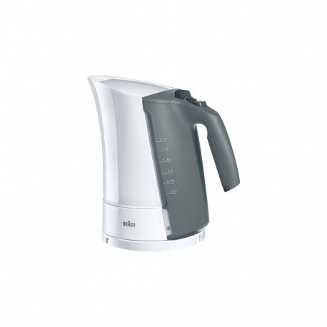 Braun veekeetja WK 300 2200W 1.7L plastist 360° pöörlev alus, valge