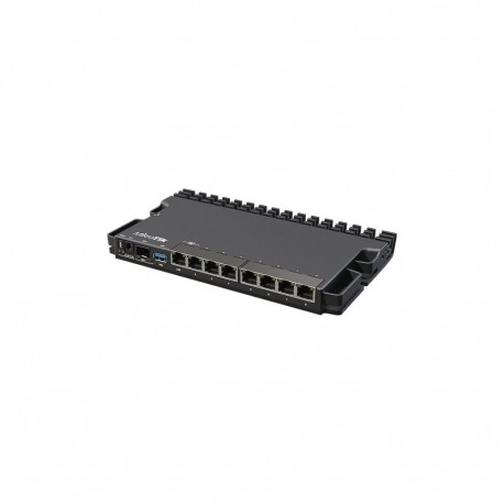 MikroTik Wired Ethernet Router RB5009UG+S+IN, Quad core 1.4 GHz CPU, 1xSFP+, 7xGigabit LAN, 1x2.5G L