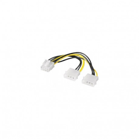 Goobay | Power cable/adapter for PC graphics cards, PCI-E to PCI Express 8-pin | 93241