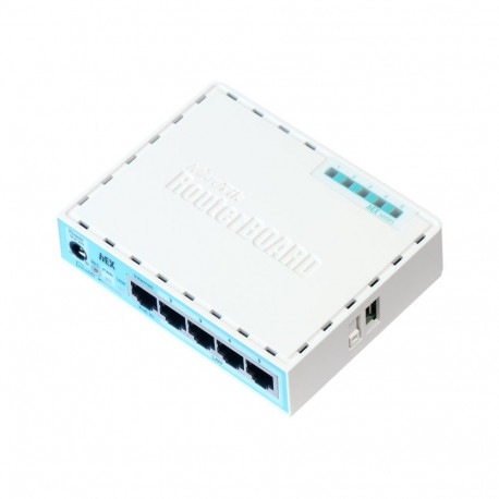 Mikrotik Wired Ethernet Router (No Wifi) RB750Gr3, hEX, Dual Core 880MHz CPU, 256MB RAM, 16 MB (Micr