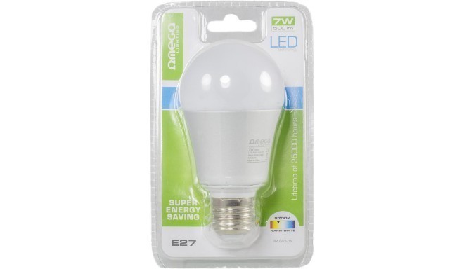 Omega LED lamp E27 7W 2700K (41573)