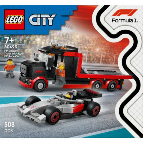 LEGO City 60493 F1 Display Truck with Audi F1 Race Car