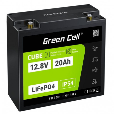 CUBE LiFePO4 aku 20Ah 12V/12.8V 256Wh