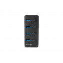 Mantis 4-Port USB Hub (2 x USB 3.0) with Individual Switches and Power Supply
