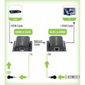 HDMI Extender Kit over Cat.5e/6/6a/7 with IR Control - Black