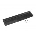 Cable entry brush panel black
