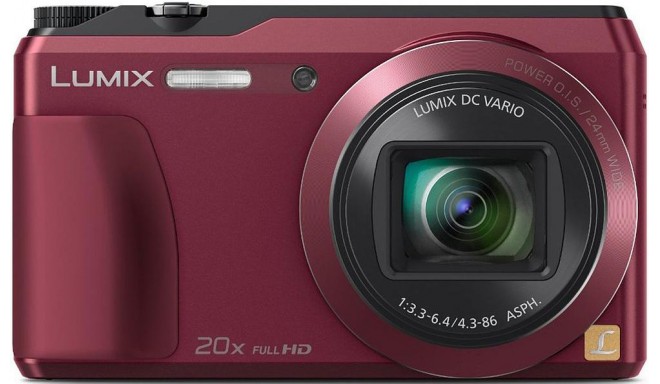 Panasonic Lumix DMC-TZ55, красный