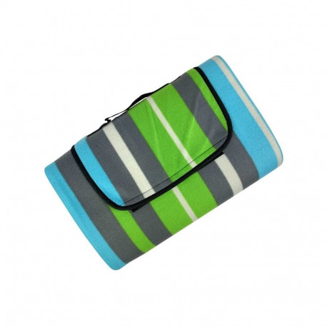 Outdoor Blanket - PROMIS Picnic Blanket 200 cm x 150 cm Green Stripes