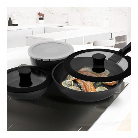 Cookware Set - Maestro 7-piece Pot Set MR-4800-7 Non-Stick Aluminum