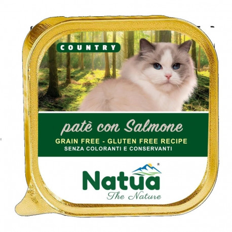 Cat Food - NATUA Country Salmon Wet Cat Food 100g Gluten-Free