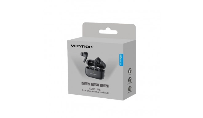 Wireless Headphones - Vention ECHO LITE E11 Bluetooth 5.4 30mAh Black