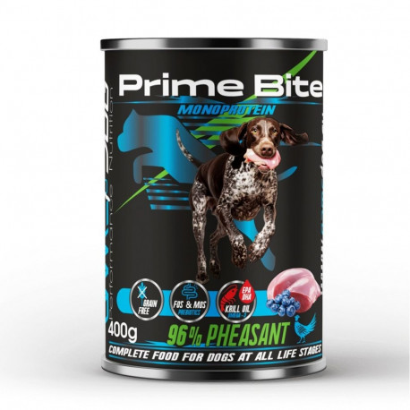 Dog Food - GAME DOG PRIME BITE Monoprotein Pheasant with Berries 400g