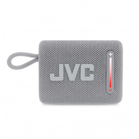 Speaker - JVC XS-E114G Bluetooth Portable Speaker, FM Radio, IPX6 Waterproof, Grey