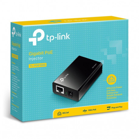 Networking Equipment - TP-Link IEEE 802.3af PoE Injector (TP-LINK, 48V, Gigabit Ethernet)
