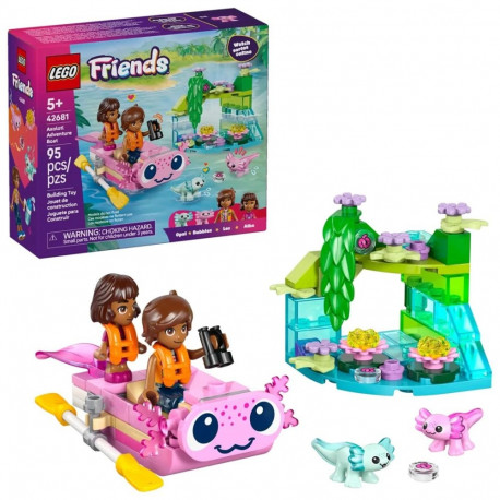 Toy Set - LEGO FRIENDS 42681 Axolotl Adventure Boat (Lego, 95 pieces, 2 minifigures)