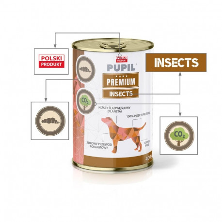 Dog Food - PUPIL Premium Insect Wet Food 400g Insect Protein