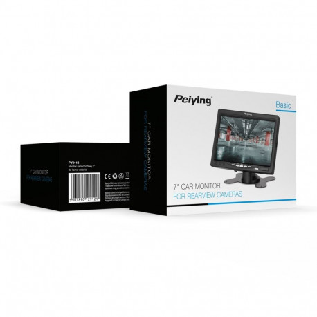 Car Monitor - Peiying PY0110 7" TFT 480x800 DC 12V/24V