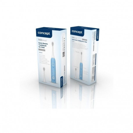 Electric Toothbrush - Concept ZK6020 Sonic, 3 modes, waterproof, 4 brush heads, blue