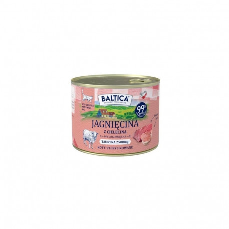 Cat Food - BALTICA Smaki regionów Lamb with Veal Wet Food 185g
