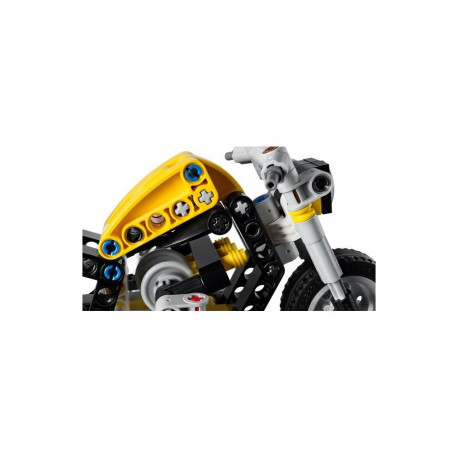 Constructor - LEGO TECHNIC 42225 Motorcycle (Lego, 151 pcs, 80mm H, Yellow)