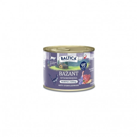 Cat Food - BALTICA Smaki regionów Pheasant Wet Cat Food 185g Grain-Free