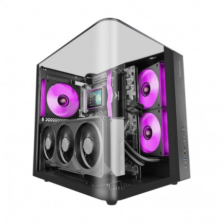 Computer Case - Mars Gaming MC-INFINIOLITE Midi Tower ATX, USB 3.2, Black