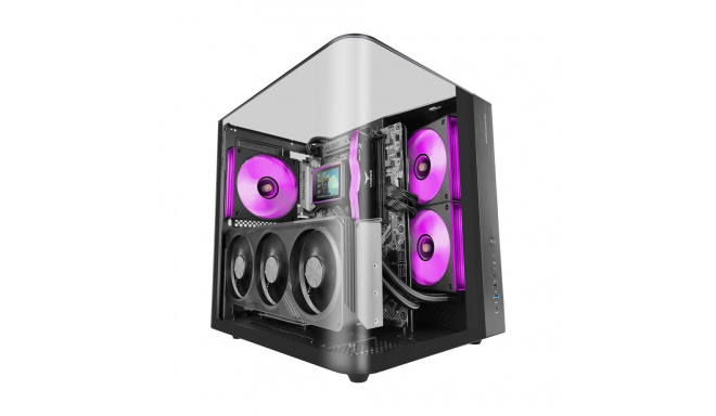 Computer Case - Mars Gaming MC-INFINIOLITE Midi Tower ATX, USB 3.2, Black