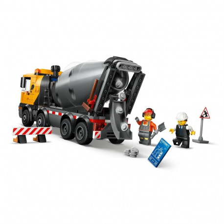 Construction Set - LEGO CITY 60478 Cement Mixer (Lego, 371 pieces, 3 minifigures)