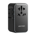 Adapter - Vention 100W Charger 1xUSB-A 3xUSB-C Black