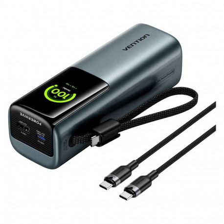 Power Bank - Vention Powerhive 27000mAh 200W USB-C/USB-A Black