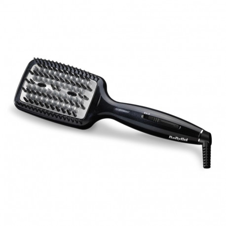 Hair Styling Tool - BaByliss Smoothing Heated Brush (ceramic, 160-200°C, 30s warm-up, black)