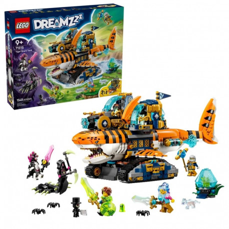 Constructor - LEGO DREAMZZZ 71515 Tiger Shark Tank (Lego, 1548 pcs, 5 minifigures)