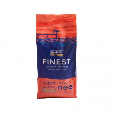 Dog Food - FISH4DOGS Finest Small Breed Salmon Dry Food 6kg Grain-Free