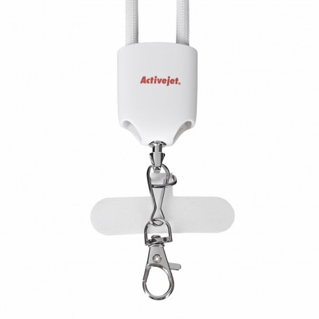 Charging Cable - Activejet Lanyard 3-in-1 USB-C Lightning USB-A 60W White