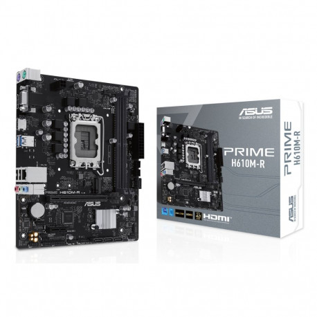 Motherboard - ASUS PRIME H610M-R-SI Intel H610 micro ATX, 96GB DDR5, HDMI, USB 3.2