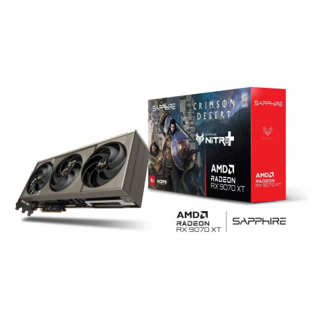 Graphics Card - Sapphire NITRO+ RX 9070 XT OC 16GB GDDR6 Crimson Desert Edition