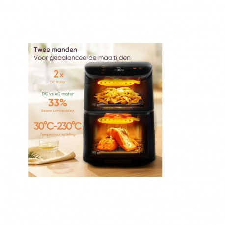 Home & Kitchen Appliance - Cosori CAF-DC121-ADER 10.8L Air Fryer, Dehydrator, Black