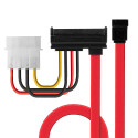 SATA Cable - Lindy SATA Data & Power Cable 0.5m 6Gbps