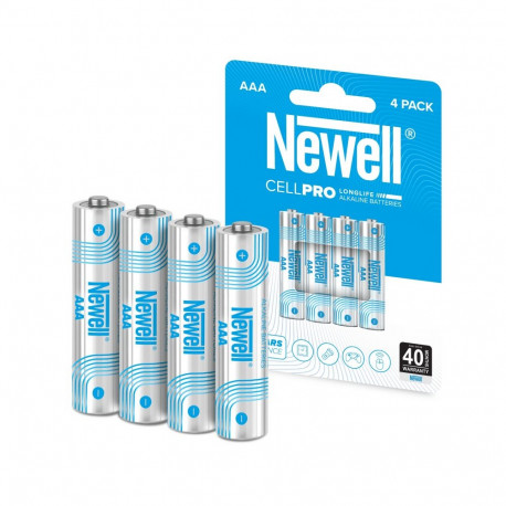 Battery - Newell CellPro AAA Alkaline Batteries 1.5V, 4 pcs, Mercury-free
