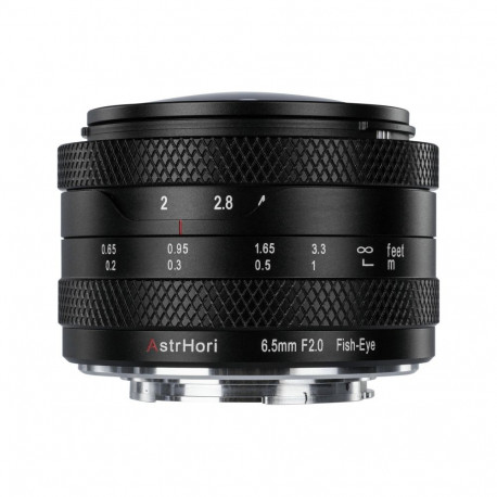 Camera Lens - AstrHori MF 6.5mm f/2 APS-C Circular Fisheye Lens for Fujifilm X