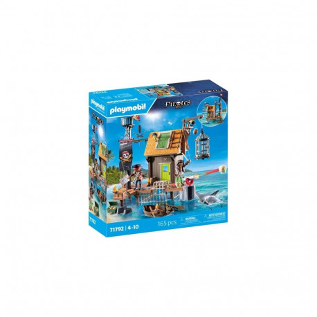 Toy Set - Playmobil 71792 Pirate Harbor and Lair with Prisons