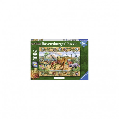 Puzzle - Ravensburger 100 Dinosaurs XXL Jigsaw Puzzle 100 Pieces