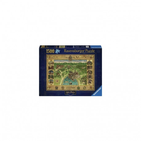 Puzzle - Ravensburger 1500 Piece Harry Potter Hogwarts Map