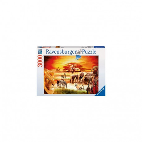 Puzzle - Ravensburger 3000 Savannah Masai (3000 pieces, suitable for ages 14+)