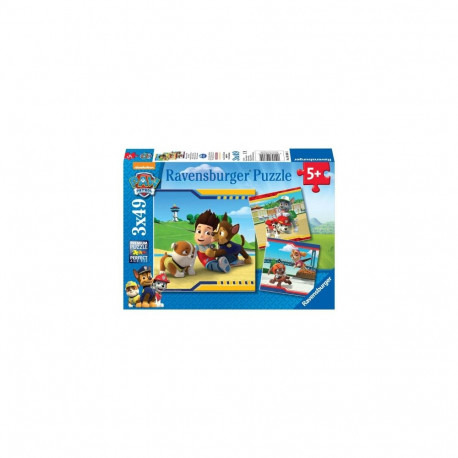 Puzzle - Ravensburger 3x49 Paw Patrol Jigsaw Puzzles for Ages 4+