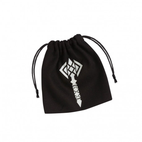 Dice Bag - Q-Workshop Hammer Glow-in-the-Dark Dice Bag Black
