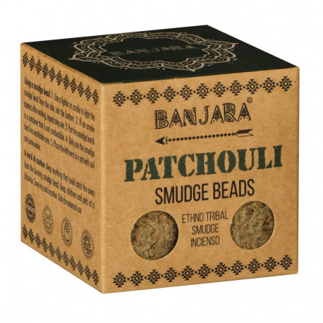 Smudge Beads - Banjara Patchouli 5 Incense Beads 6x6x6 cm 58 g