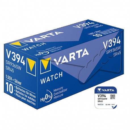 Battery - Varta 394 (SR936SW, 1.55V, 9.5 x 3.6 mm)